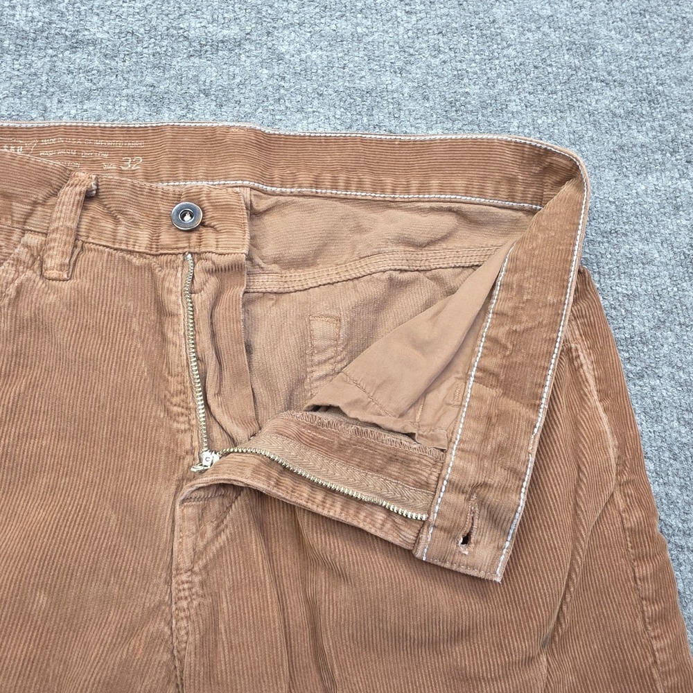 SKU Save Khaki United Corduroy Chino Pants Men's 32 (FITS 32 x 32) Brown - Picture 5 of 13